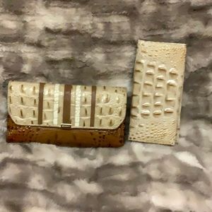 Brahmin wallet with checkbook holder